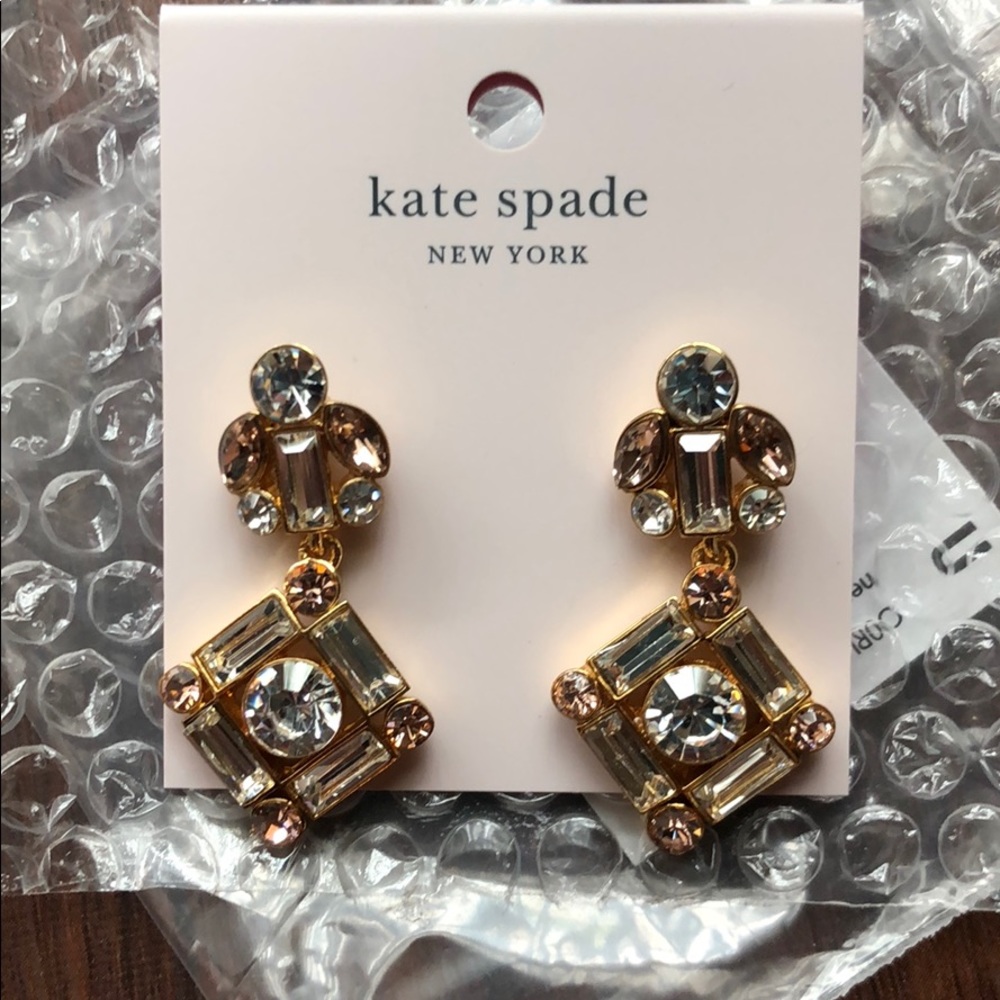 Kate Spade Drop Statement Earrings NWT